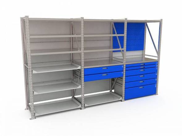 Система хранения инструментов ДВК MODUL XL 3x2000 №3