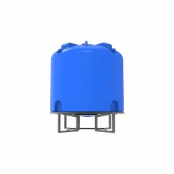 Емкость TR 5000 л под плотность до 1,2 г/см3 синяя на основании для полного слива F