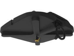 Бак пластиковый для летнего душа с подогревом, 200 л, черный [Б-200]