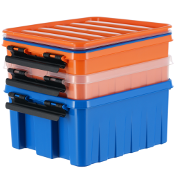 Контейнер с крышкой и клипсами Rox Box Original, 2,5 л, 210x170x95 мм, оранжевый