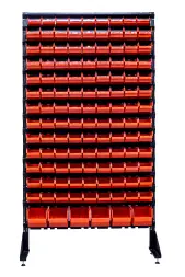 Стеллаж с пластиковыми ящиками 1801-1/12/1 K