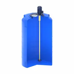 Емкость T 500 синий с пропеллерной мешалкой