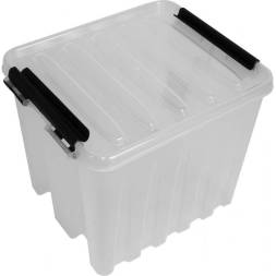Контейнер с крышкой и клипсами Rox Box Original, 4,5 л, 210x170x175 мм, прозрачный