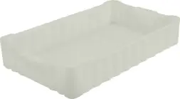 Ящик пластиковый сплошной, 788×470×138 мм, 40 л, белый [213]