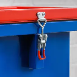 Контейнер герметичный специализированный вертикальный для битых ламп и термометров ГСК 300, 300х250х250 мм