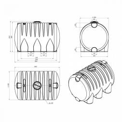 Емкость HR 8000 л